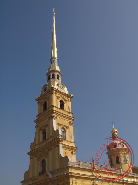 Baltisch Staten - De toren van de Petrus en Paulus Kathedraal in Sint Petersburg