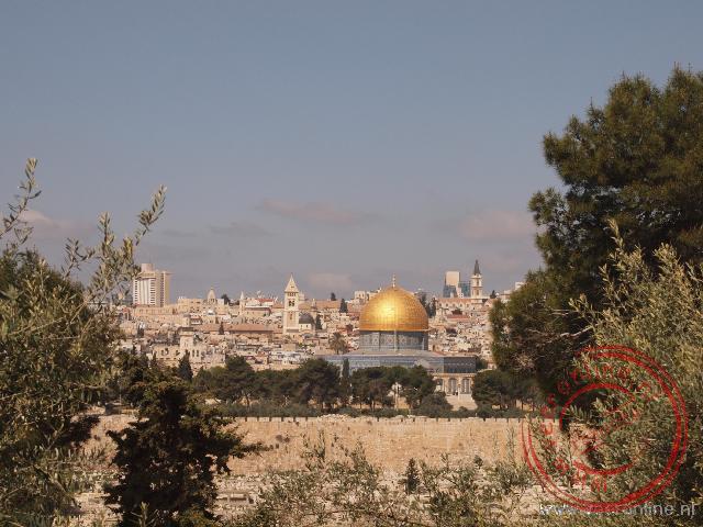 IsraÃ«l het Heilige land - De Rotskoepelmoskee is een islamitische schrijn op de Tempelberg in Jeruzalem