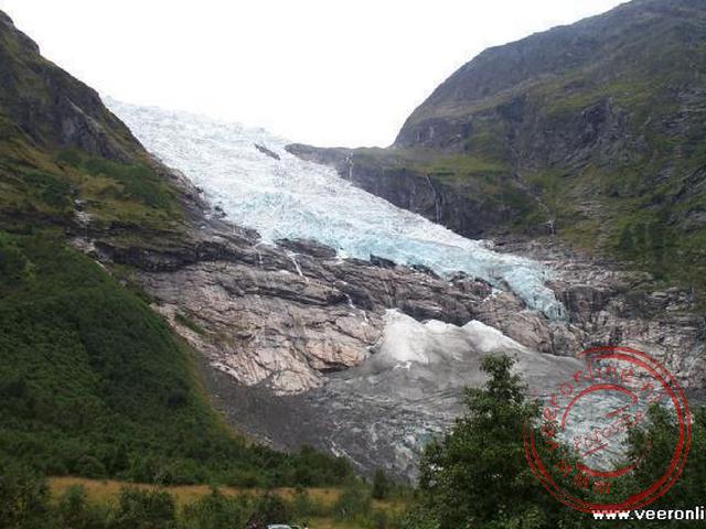 Rondreis Noorwegen - De uitlopers van de BrÃ¦vasshytta gletsjer